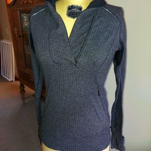 Lululemon "Cross-zip herringbone" pullover